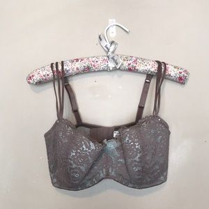 b.tempt’d by Wacoal Grey Lace Bra